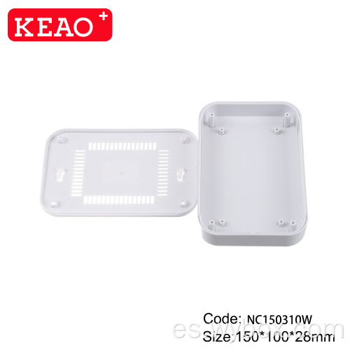 Caja de caja de enrutador wifi de plástico ABS caja de red de plástico como caja de caja de interruptor de red exterior TAKACHI NC150310W